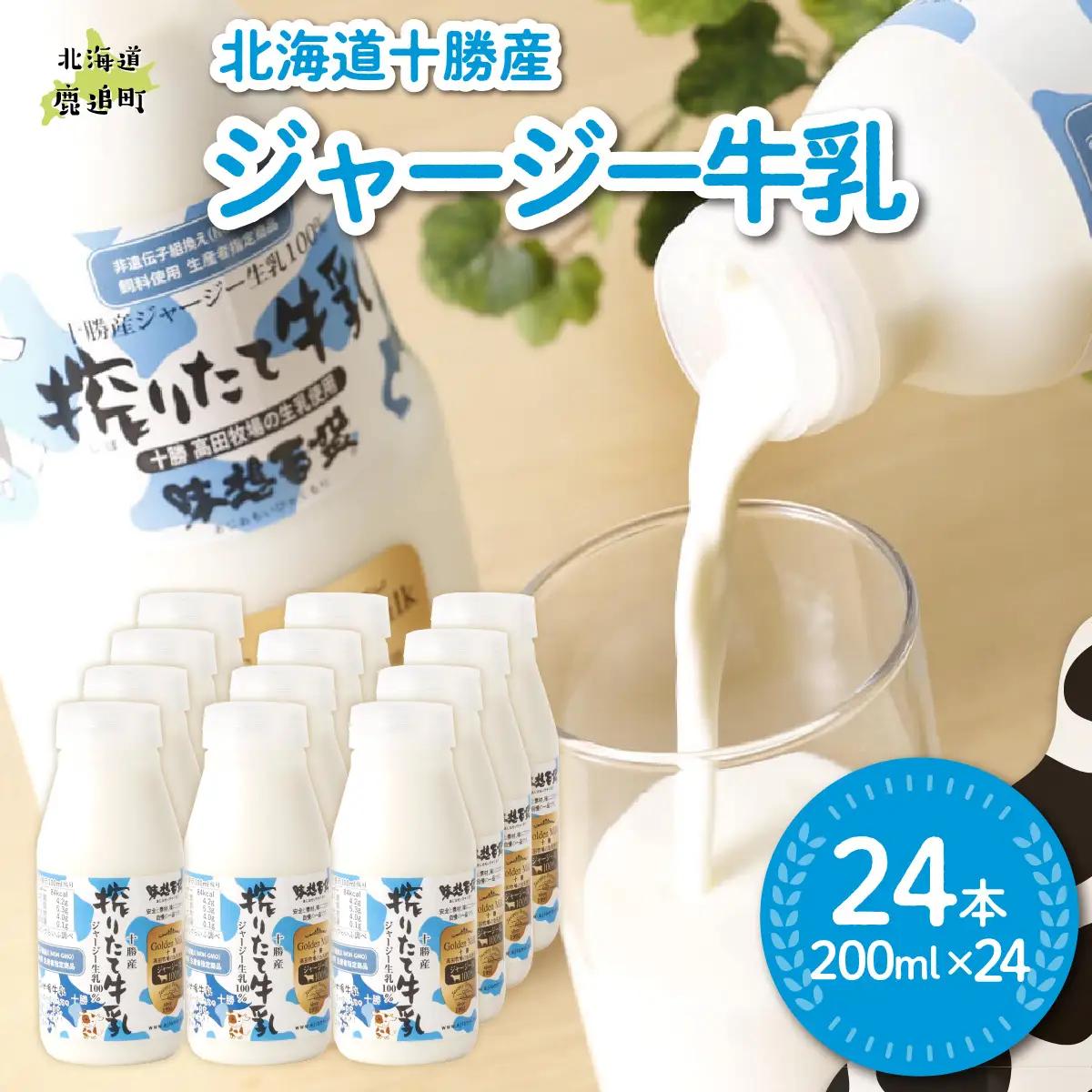 ジャージー牛乳 200ml ×24 SKM058