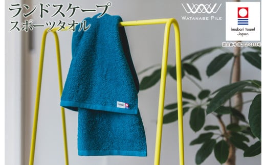（今治タオルブランド認定）ランドスケープ スポーツタオル 1枚(グリーン)【IA05210G】今治タオル スポーツタオル