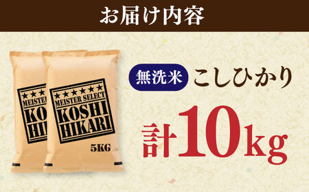 令和7年産 こしひかり 無洗米 10kg（5kg×2袋） / お米 ふるさと納税 送料無料 / 佐賀県 / 大塚米穀店 [41ANAD044]