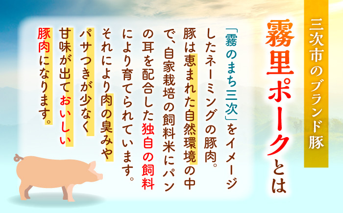 国産豚肉のセット（豚背ロース・豚バラ肉・豚肩肉） 贈答 ギフト 広島 1万円