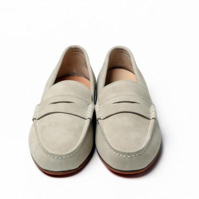 ふるさと納税 大和郡山市 紳士靴　ドライビングシューズ　Coshaer2320 WHITE 2E 27.5cm |  | 01