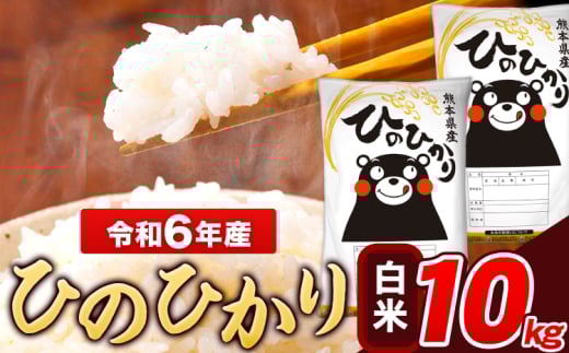 米 令和6年産 ひのひかり 白米 10kg 《7-14日以内に出荷予定(土日祝除く)》 5kg×1袋 熊本県産 米 精米 ひの 長洲町