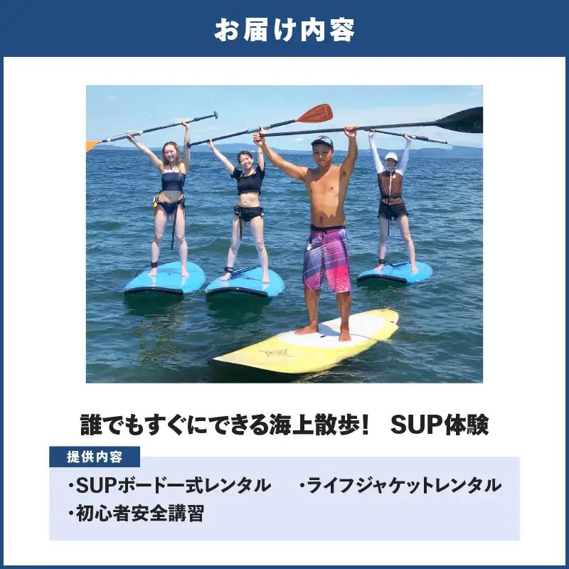 誰でもすぐにできる海上散歩！SUP体験（ペア） M133-002 SUP サップ パドルボード マリンスポーツ