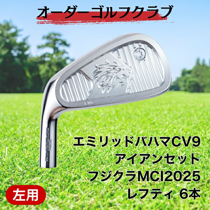 【ふるさと納税】ゴルフ ゴルフクラブ エミリッドバハマCV9アイアンセット フジクラMCI2025 レフティ(左用) オーダーメイド アイズファクトリー｜F69