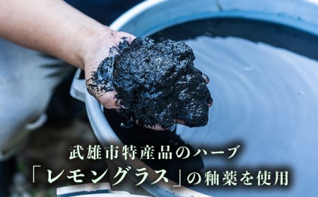 【東馬窯】レモングラス釉面取りカップ（2個）[UCI006] やきもの 焼き物 器 佐賀の焼き物 佐賀のやきもの 武雄の焼き物 武雄のやきもの