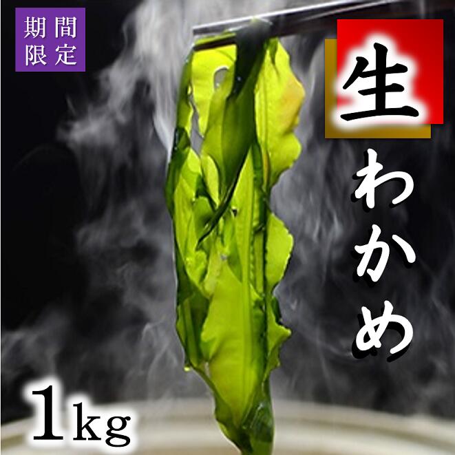 【ふるさと納税】 わかめ 北三陸産 早どりワカメ 1kg 若芽 わかめしゃぶしゃぶ 期間限定 海藻 海産物 味噌汁 わかめスープ サラダ お刺身 ふるさと納税 5000円 岩手県 三陸