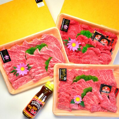 博多和牛A5～A4ランク厳選セット(計1150g) 焼肉たれ・塩胡椒付【化粧箱入】宇美町【配送不可地域：離島】