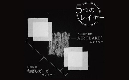 5層 ガーゼケット シングル【ミルクベージュ】[BAAK075]肌掛け布団