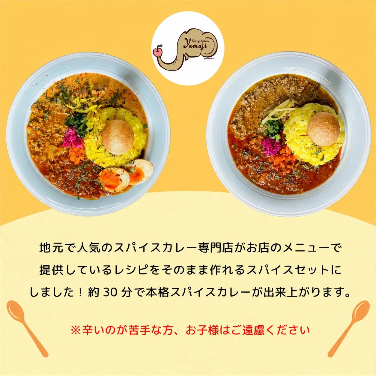 スパイスカレー 1セット(4人分) スパイスカレー専門店「山路」 Aj-001