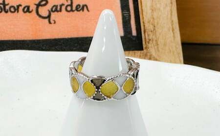 漆原木リング シルバー 1個  ／ リング 指輪 アクセサリー 装飾品 ファッション シルバー 銀