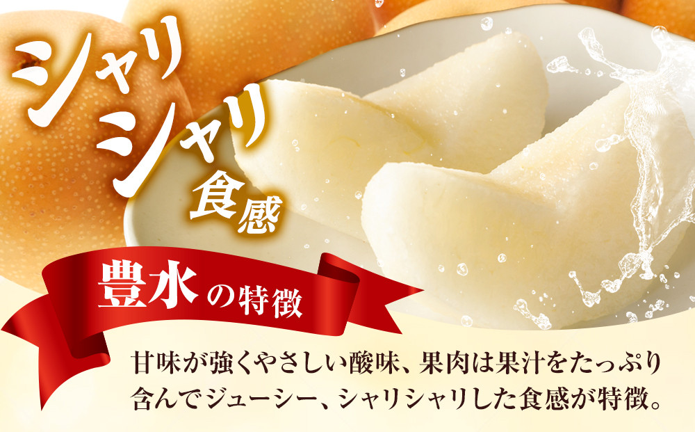 深澤果樹園さんの梨ギフト［豊水］2.5kg≪8月中旬～10月頃発送≫