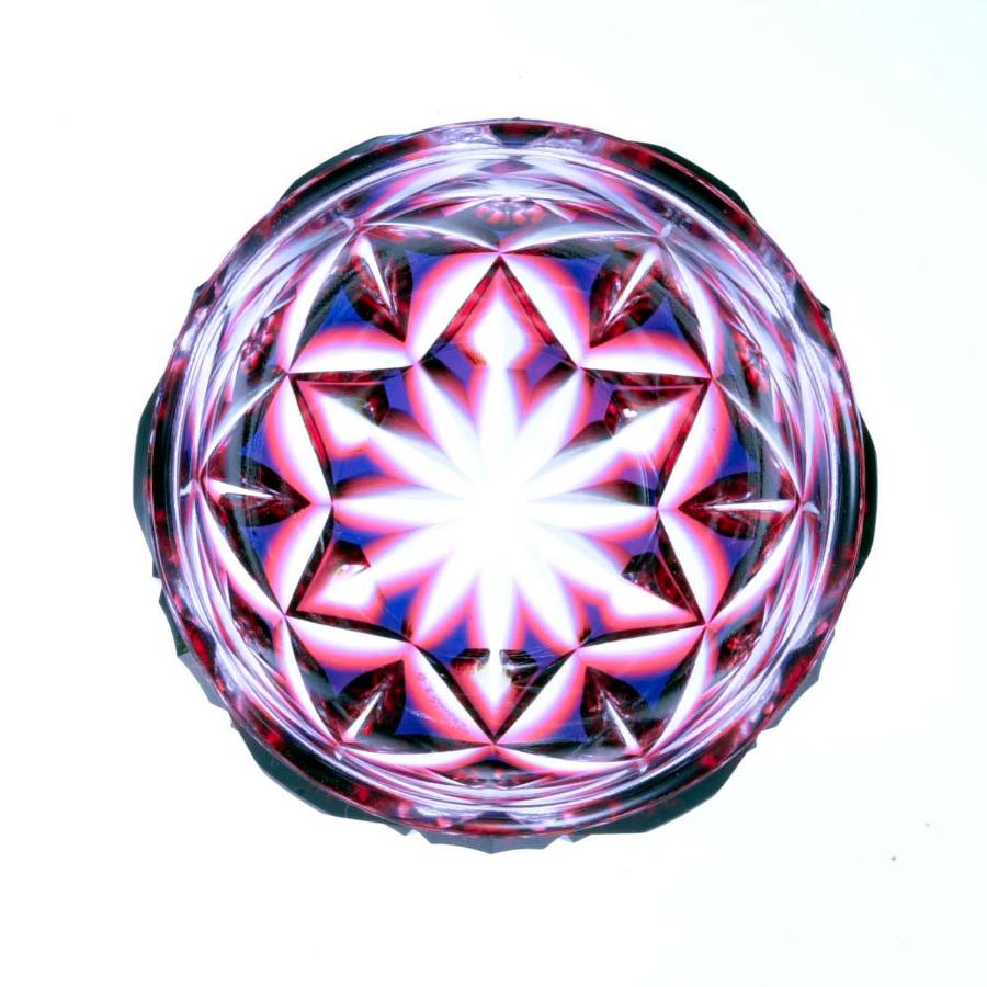 ＜島津薩摩切子＞二色猪口（大）