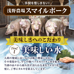 スマイル ポーク ベーコン セット 各250g  国産豚肉 浅野農場