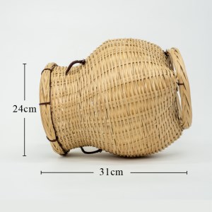 沖永良部島の手づくり竹細工「ティル（魚籠）」！ W054-001u 雑貨 日用品