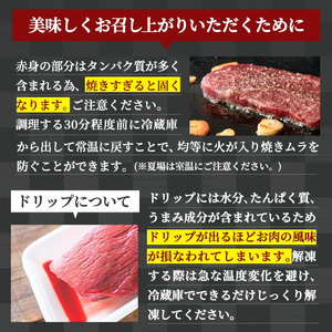 鹿児島県産黒毛和牛(A5等級)赤身ステーキ 合計600g(300g×2パック) 赤身 ステーキ 牛肉【カミチク】A-228