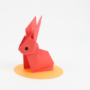 お月見・お団子 [揺れるススキとお月見うさぎ] 手作りキット・親子で作れる動画付き (折り紙 フラワーアレンジメント)【0502】