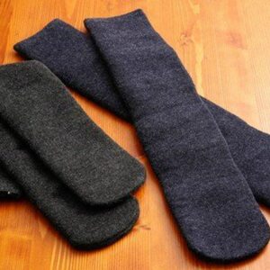 もちはだハイソックス【2足組】(コン・チャコール)《 日用品 靴下 くつ下 ハイソックス セット ２足組 》【2403T02101_03】