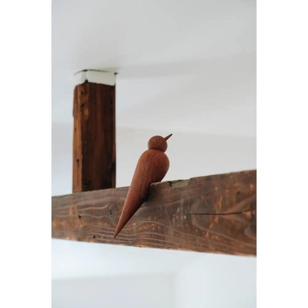 【Bubinga（ブビンガ）：あか茶】【銘木再生】幸運を運ぶ木製オブジェliving_bird 燕