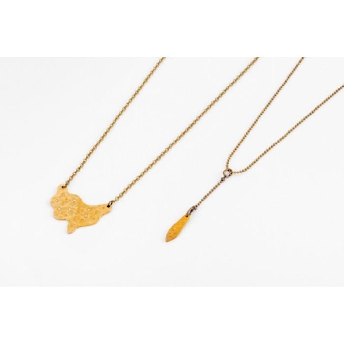 【加賀象嵌】（アメーバ）象嵌ネックレス