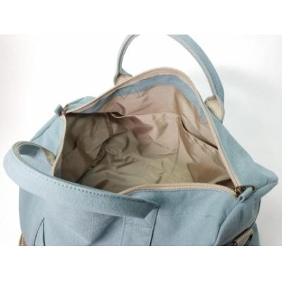 ふるさと納税 栃木市 【いちひこ帆布】 トラベルボストン/水色 |  | 02