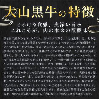 肉質日本一の和牛「大山黒牛」切り落し600g HA-01