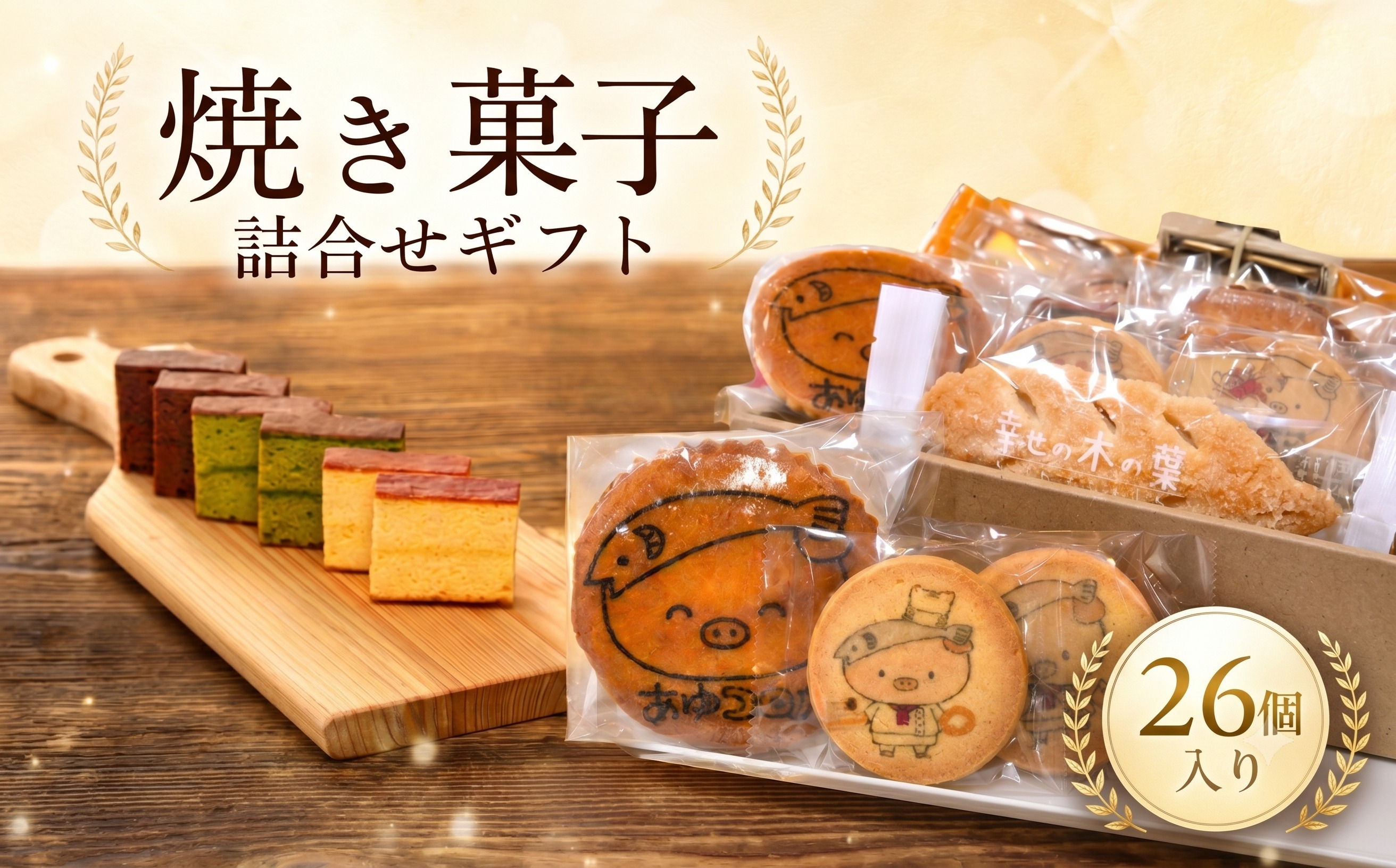 
                  焼き菓子詰合せギフト　26コ入り ／ デザート スイーツ クッキー 焼菓子 洋菓子 神奈川県 No.153
                