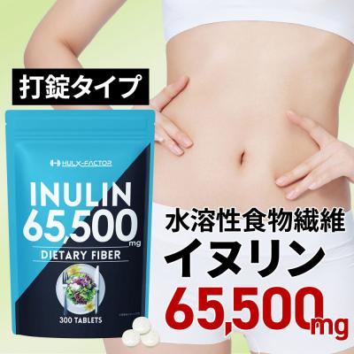 ふるさと納税 名古屋市 ハルクファクター イヌリン 65,500mg 水溶性 食物繊維 大容量 300粒