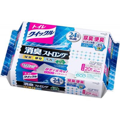 ふるさと納税 市貝町 トイレクイックル 消臭ストロング つめかえ用 20枚入×12個