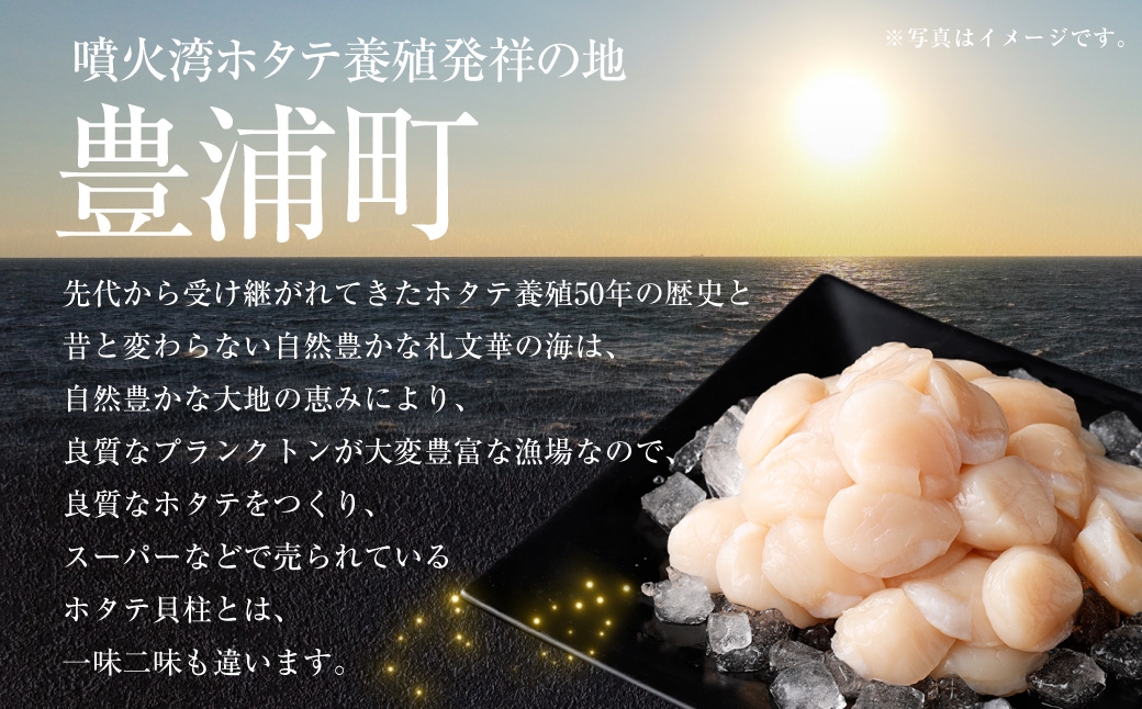 ホタテ 北海道 豊浦 噴火湾 礼文華
