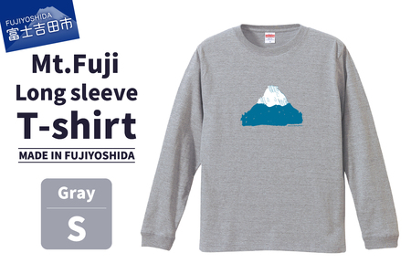 Mt.Fuji Long sleeve T-shirt 《MADE IN FUJIYOSHIDA》Gray Sサイズ