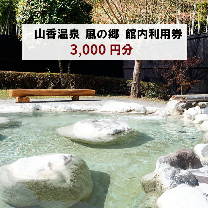 【ふるさと納税】山香温泉 風の郷 館内利用券（3,000円分）＜158-001＞
