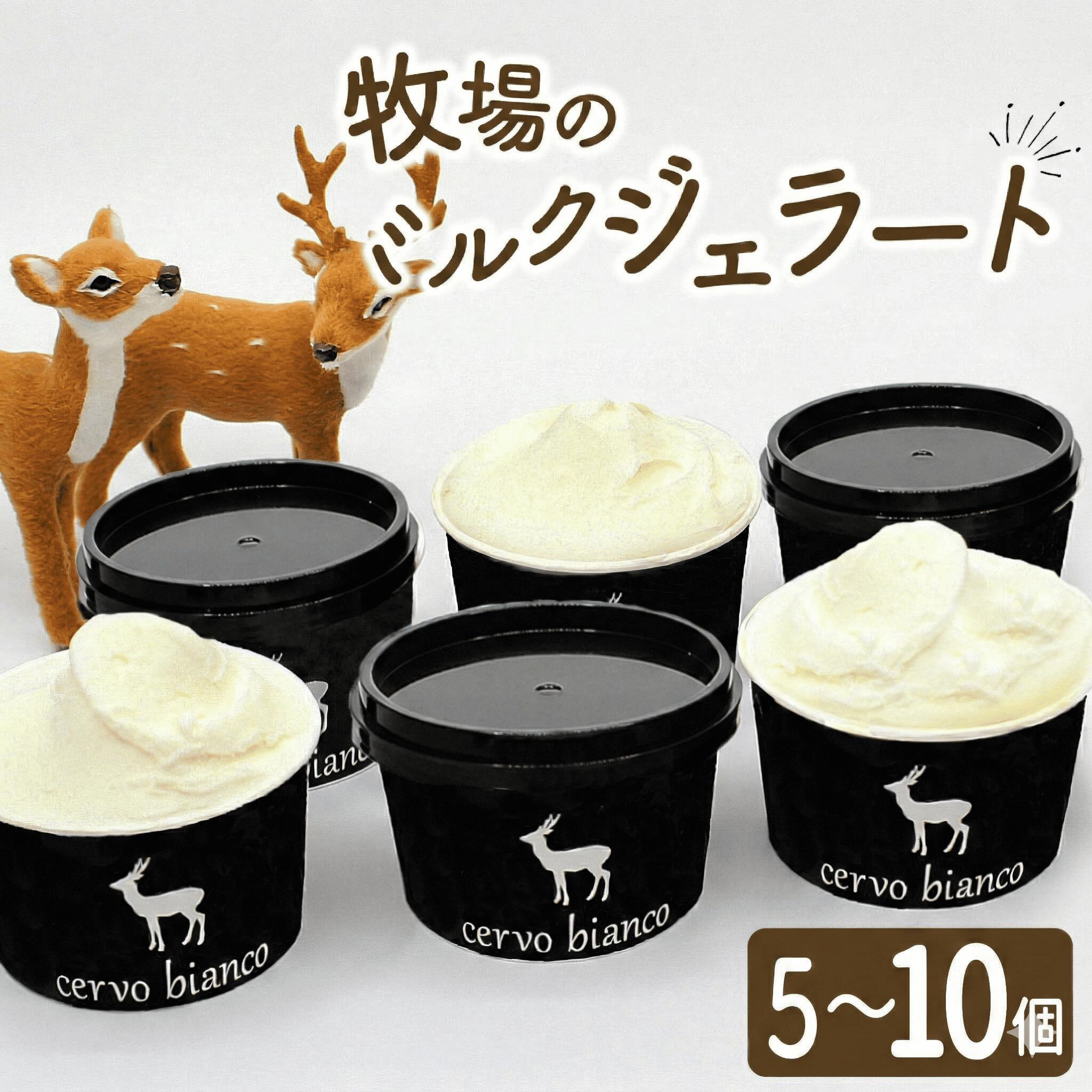 【ふるさと納税】 ジェラート 5~10個 濃厚ミルク アイス 選べる定期便 ミルク 濃厚 詰め合わせ セット あいす ソフトクリーム アイスクリーム スイーツ お菓子 洋菓子 デザート 贈り物 ギフト 贅沢 口溶け なめらか cervo bianco チェルボビアンコ 奈良 名物 奈良市 奈良県