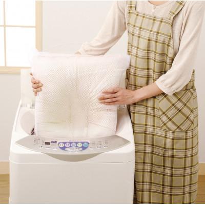 ふるさと納税 胎内市 洗える抗菌防臭枕2　2色組(カーキ/ベージュ)【越後ふとん】 |  | 02