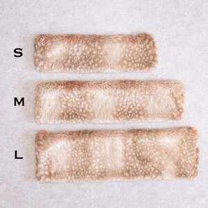 エコファーバッグカバー　無地ダークグレーS【cbm10】