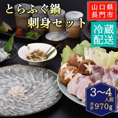 ふるさと納税 長門市 とらふぐ鍋・ふぐ刺身セット3-4人前/冷蔵