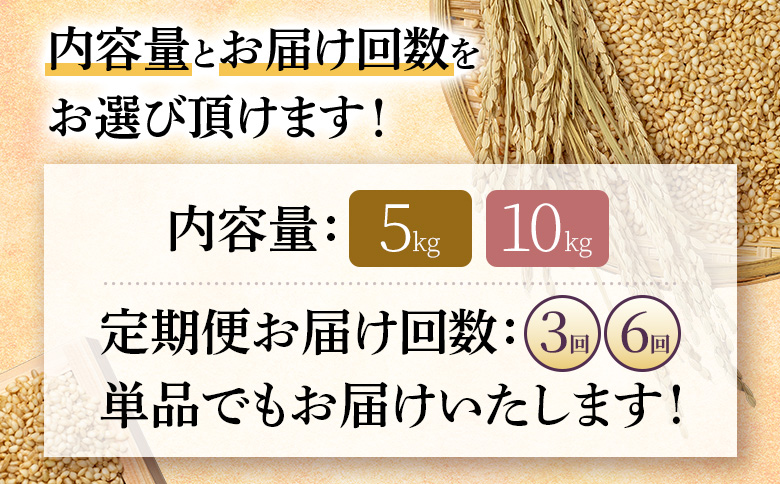 【2025年産】【定期便：3回】北海道産 特別栽培米 ゆめぴりか 玄米 5kg（無化学肥料、除草剤一回だけで栽培した体に優しいお米）【25147】 【定期便：3回】5kg