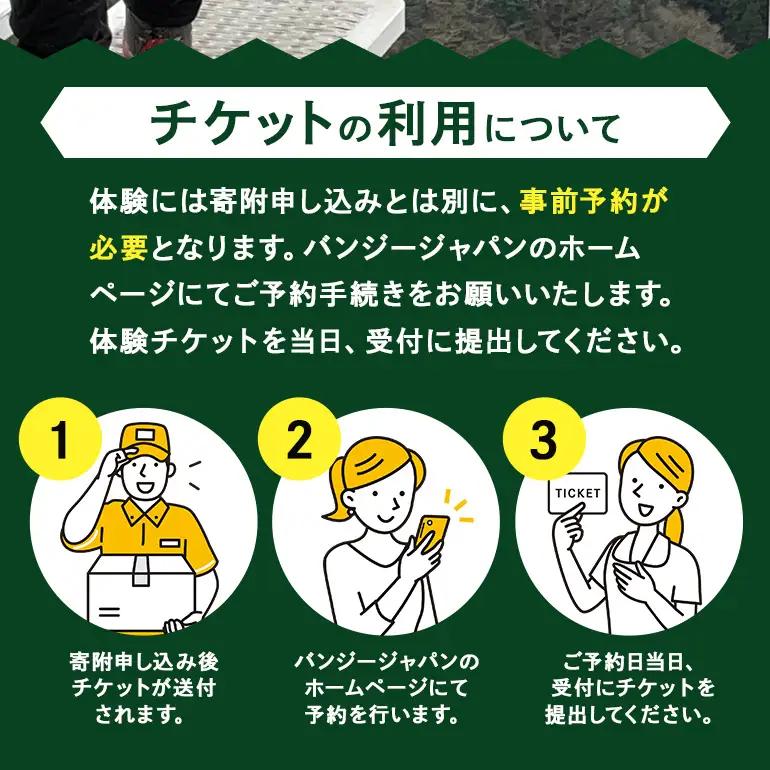 【ふるなびWEEK対象】【高さ215ｍ】日本一のバンジージャンプ「岐阜バンジー」体験券 1名様分 (207)