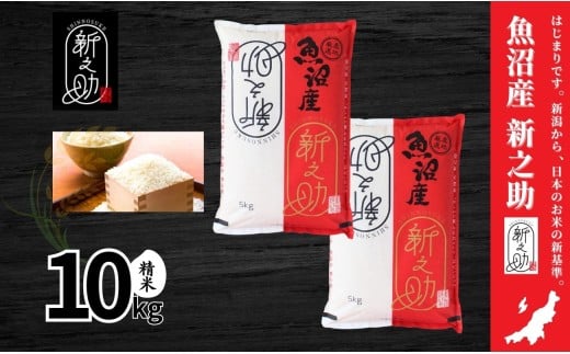 中魚沼産 新之助 10kg(5kg×2袋) 令和7年産 | しんのすけ 新之助 米 お米 新潟 魚沼 コメ おこめ 白米 精米 ご飯 ごはん ブランド米 新潟県 津南町 有限会社イタバ