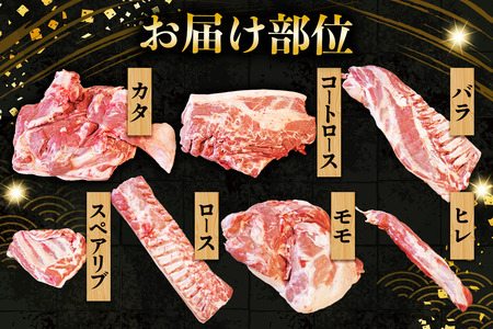 [限定] ハーブで育った絶品ポーク 半頭 (0.5頭) 分 まるごとお届け！｜神奈川県 ギフト 贈りもの プレゼント 人気 お土産 正月 肉の日 おかず 豚肉 [0787]