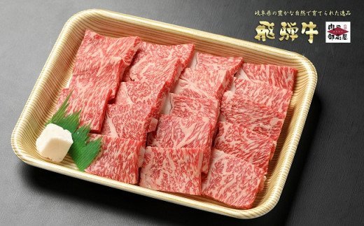 48.A4～A5等級「飛騨牛 ロース 500g 焼肉用」 冷蔵配送・焼肉