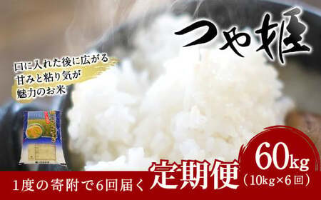 【6ヶ月定期便】大分県産 つや姫 10kg×6回 計60kg ｜ 精米 米 お米 こめ ライス ご飯 ごはん 白ご飯 常温 大分県 竹田市