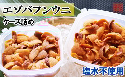 
            G-71006【12/17まで年内配送】 エゾバフンウニケース詰め(赤系)約20～30g×2P
          