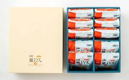 【7営業日以内発送】【贈答用】長崎 皿うどん 揚麺 10人前 ／ スープ付 パリパリ麺 あん あんかけ 揚げ麺 麺類 長崎県 長崎市 みろくや