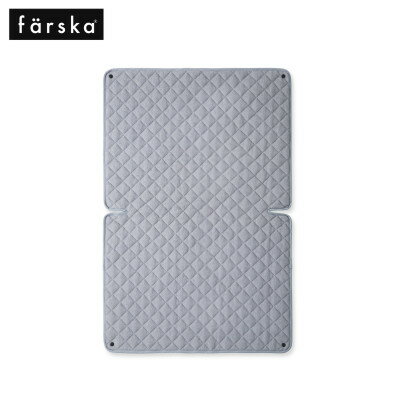 【ふるさと納税】farska ファルスカ コンパクトベッドFree用 綿パイル敷きパッド(60×90cm)グレー【1741450】