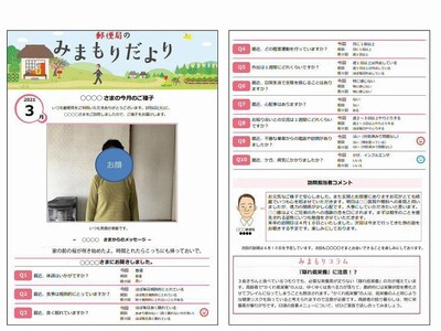 郵便局のみまもりサービス「みまもり訪問サービス」（3カ月間）026008 見守り みまもり