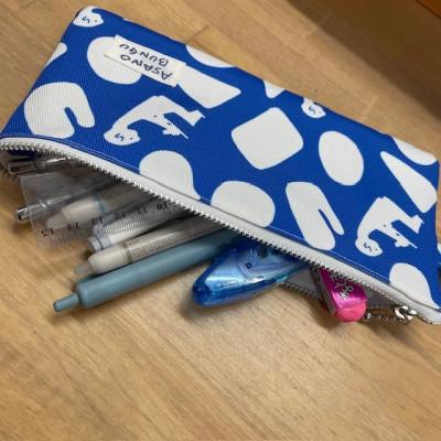 ふるさと納税 川西市 寺田マユミデザイン　オリジナルテキスタイル柄のメッシュペンケース　ASANO BUNGUみくじ付き |  | 02