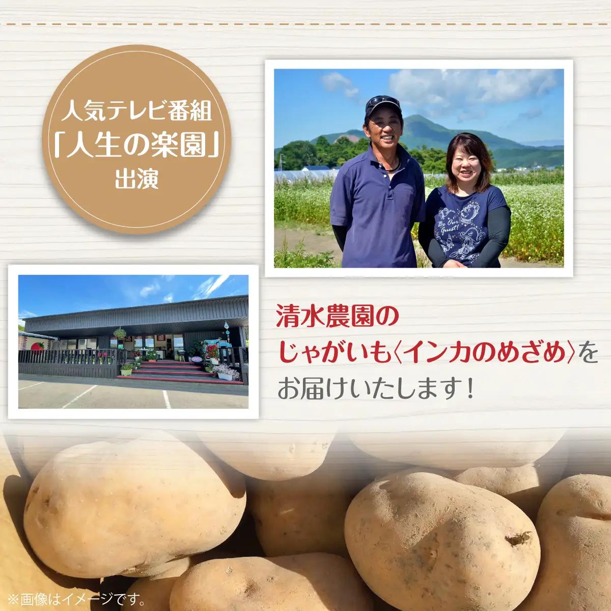【先行予約】幻のじゃがいも インカのめざめ 約8kg 北海道壮瞥町産 8月下旬頃よりお届け  SBTO002
