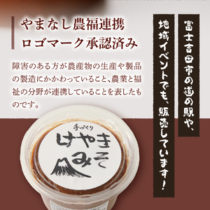 手作り　無添加　けやきみそ　1kg(500g×2個)　みそ 大豆 無添加 米麹 食塩 手作り 味噌 無添加 大豆 食塩 山梨 富士吉田