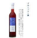 【ふるさと納税】加須産の酒米と果実だけでつくったお酒　ブルーベリー酒　箱入500ml