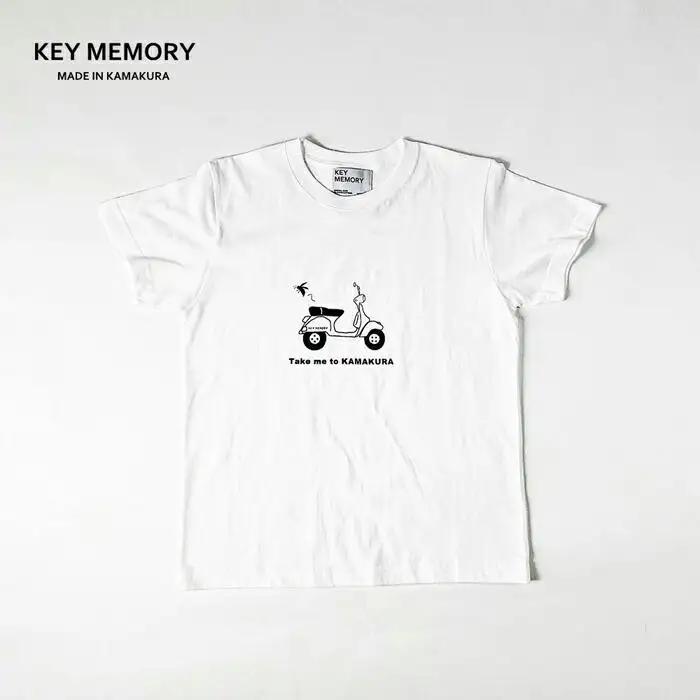 【3サイズ】【KEYEMORY鎌倉】ベスパTシャツ　WHITE